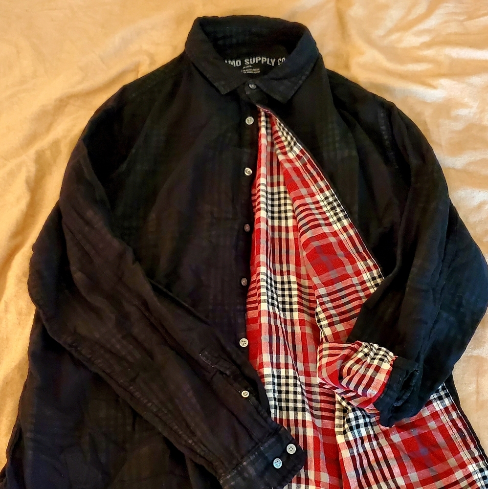 Mens Mossimo Supply Co. Long-sleeved flannel XXL